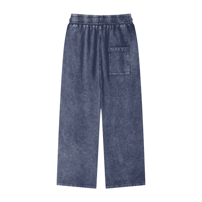Streetware Acid Wash Straight Leg Pants - 360 GSM