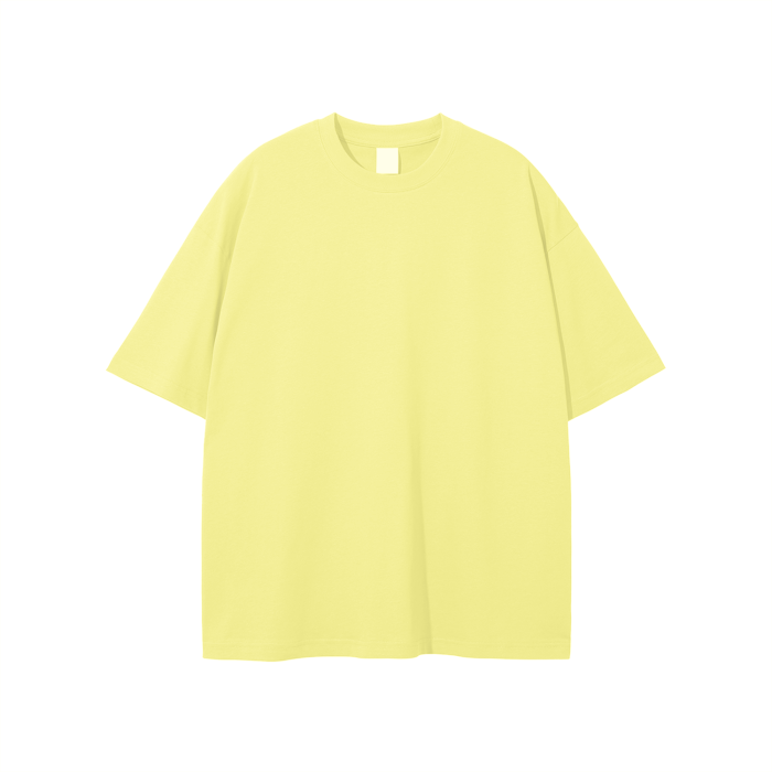 Streetwear Unisex Solid Color Loose Fit FOG T-Shirt