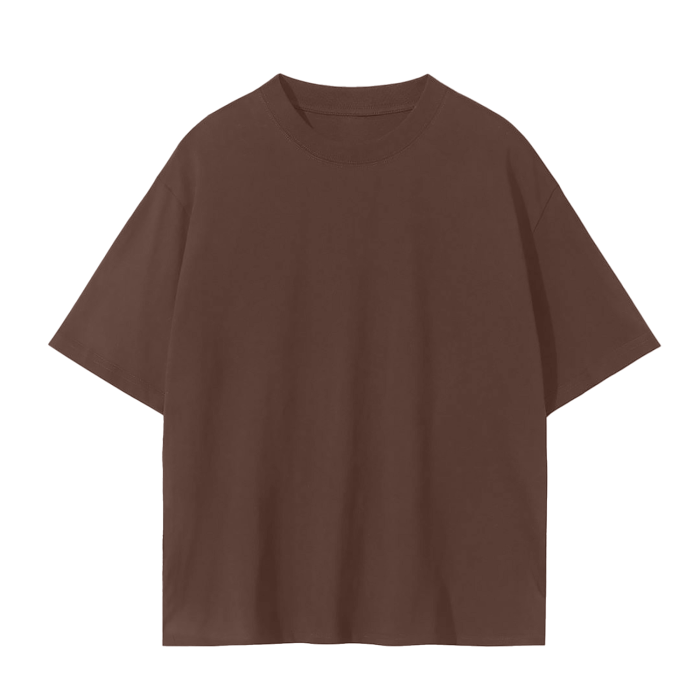 Regular Fit Drop Shoulder Seamless T-Shirt - 230 GSM keep