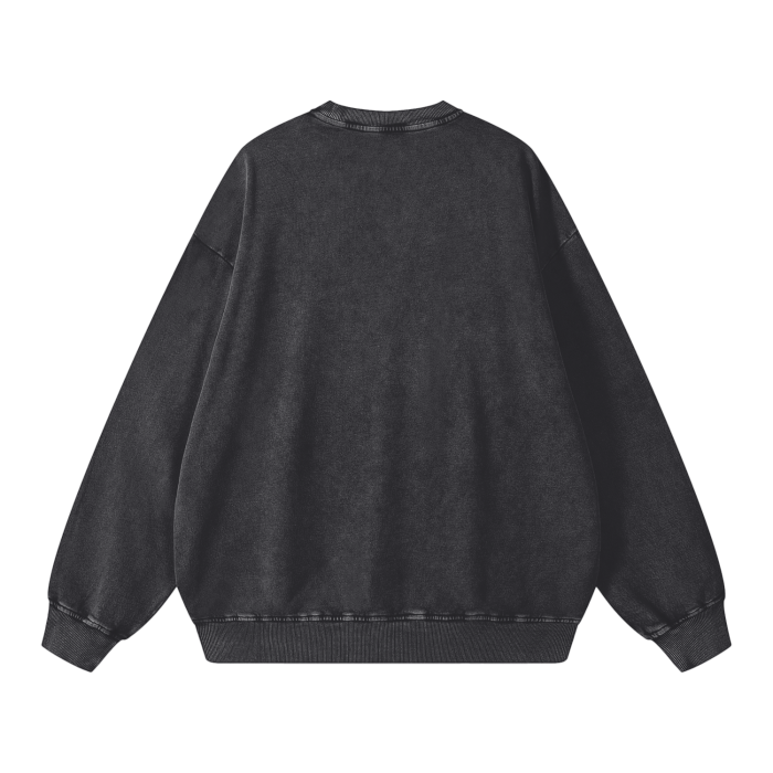 Classic Washed Oversized Streetware Sweatshirt