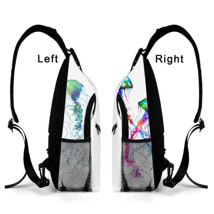 Streetwear All-Over Print Chest Bag