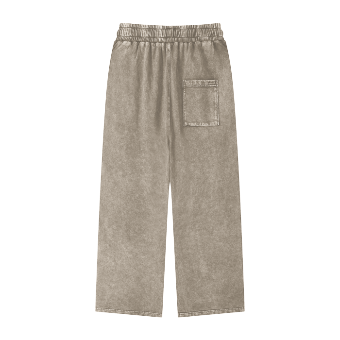 Streetware Acid Wash Straight Leg Pants - 360 GSM