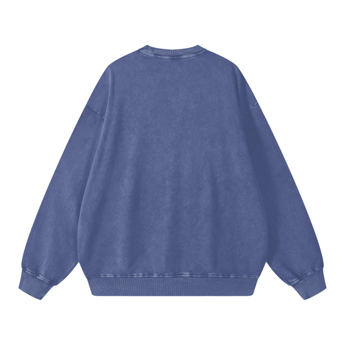 Classic Washed Oversized Streetware Sweatshirt