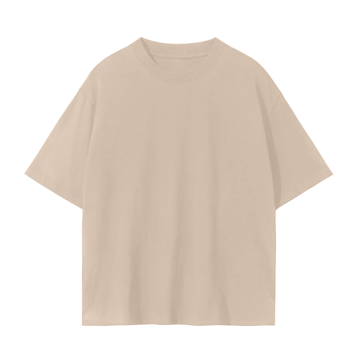 Regular Fit Drop Shoulder Seamless T-Shirt - 230 GSM keep