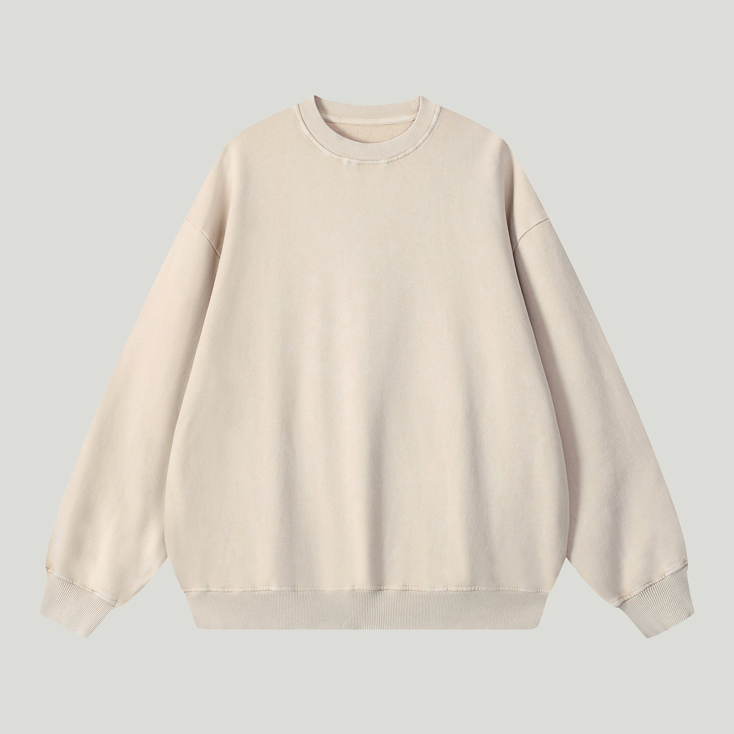 Classic Washed Oversized Streetware Sweatshirt