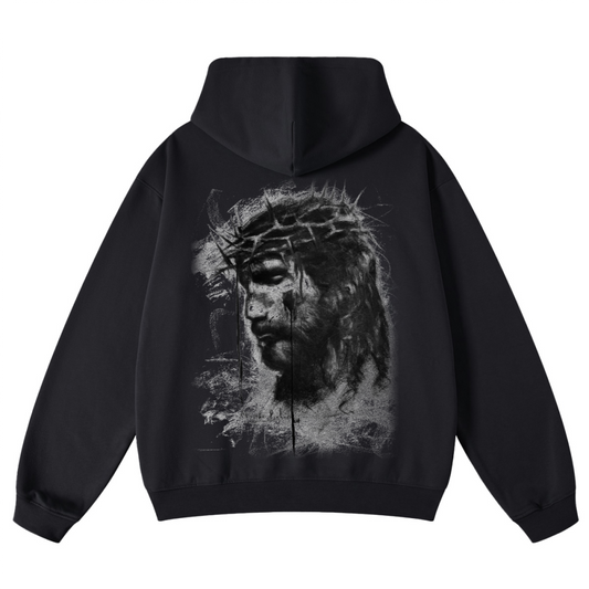 Bound to the Father's Will Unisex Heavyweight Hoodie (White Text Edition)