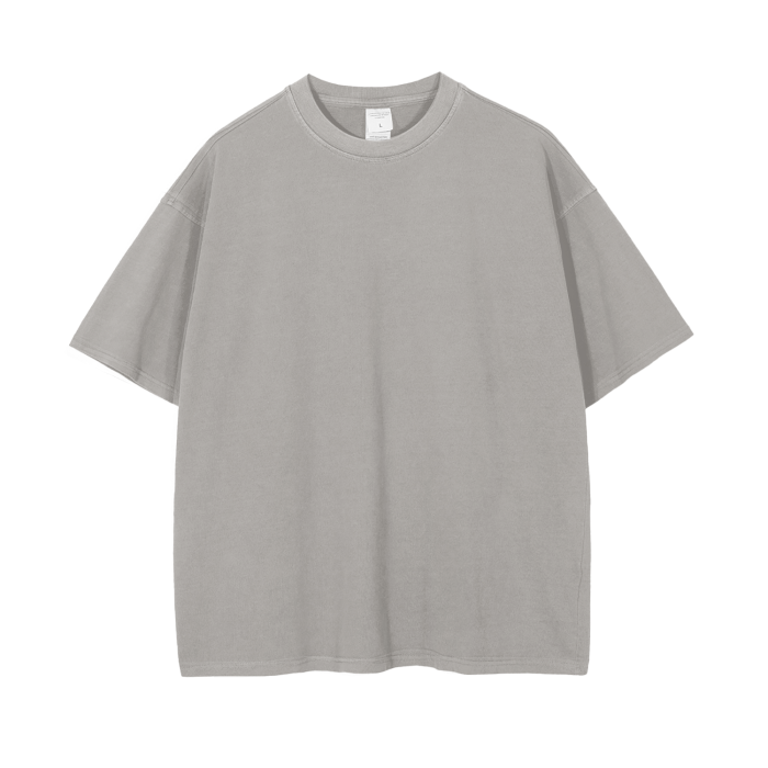 Vintage Wash Drop Shoulder T-Shirt - 250 GSM