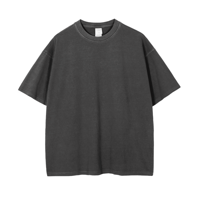 Vintage Wash Drop Shoulder T-Shirt - 250 GSM