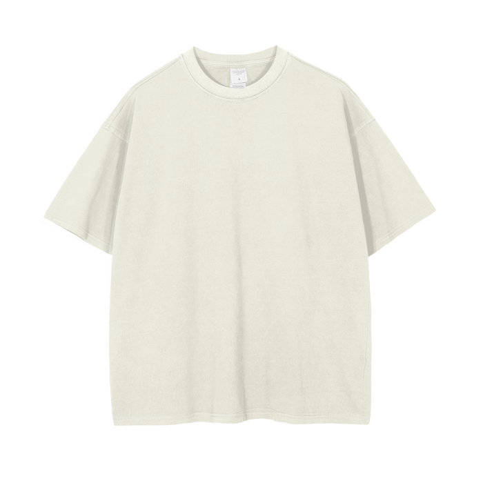 Vintage Wash Drop Shoulder T-Shirt - 250 GSM